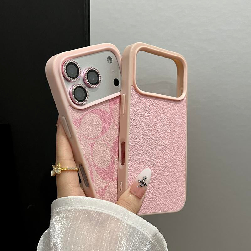 Suitable for Iphone 17，16, 15, 14, 13, 12, 11 Pro Max, High-End Leather Pattern Phone Case, Iphone 16 Plus, 15 plus Leather Phone Case for Both Boys and Girls, Shockproof Phone Case
