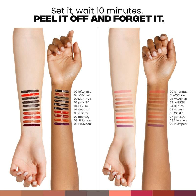 LIP LINER STAY-N - Peel-Off Lip Liner Stain - All Day & Night Lipliner with Hyaluronic Acid & Vitamin E - Long Lasting Formula - 0.12 Fl Oz / 3.5 Ml