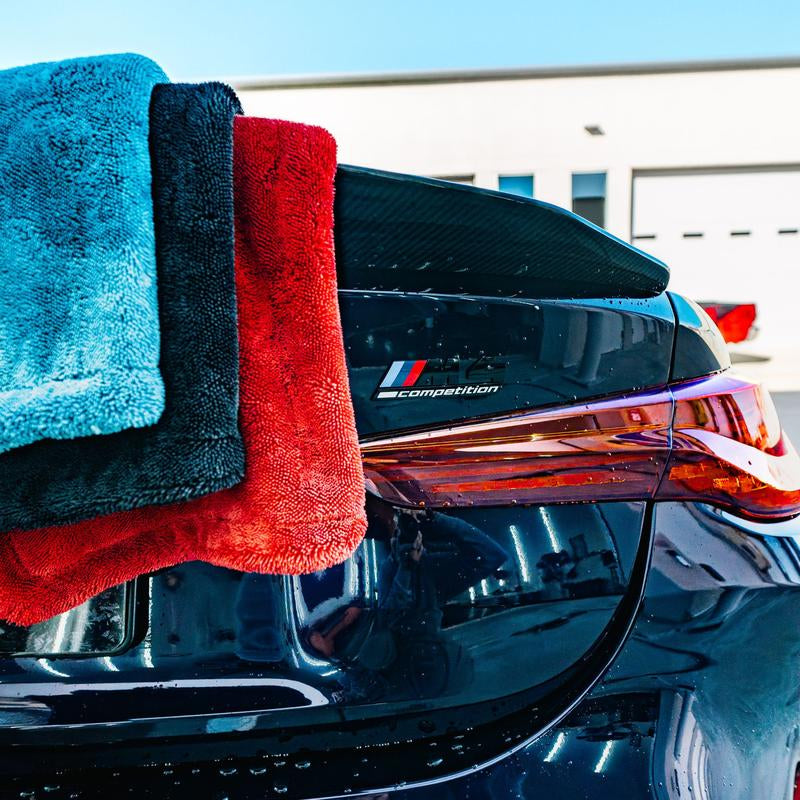 BLACKLINE® TWISTED-LOOP DRYING TOWEL - Ultra-Absorbent Car Drying Towel Made with a Twisted-Loop Microfiber Weave, 1300 GSM Premium Microfiber