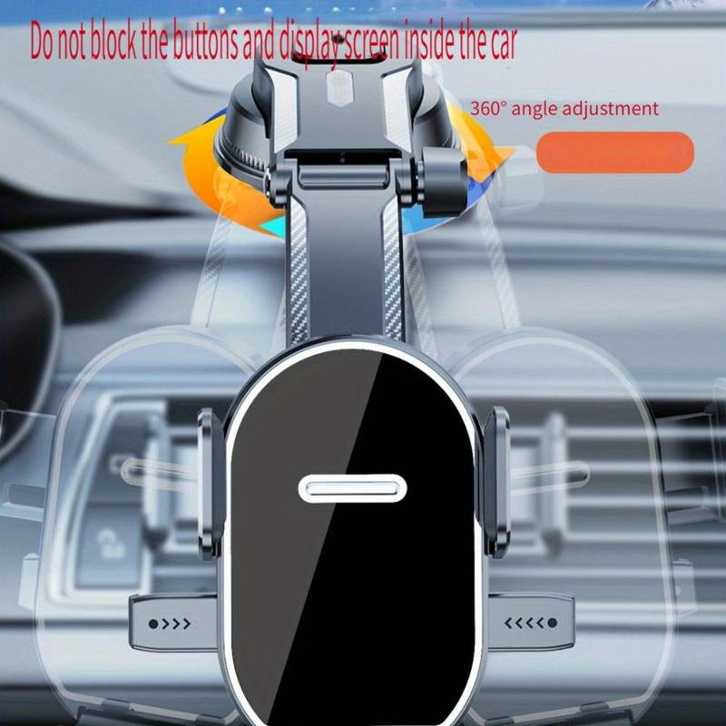 360° Rotating Suction Cup Phone Holder | Universal Smartphone Mount | Durable ABS, Secure Grip | Flexible Car Dashboard Stand for Safe Driving