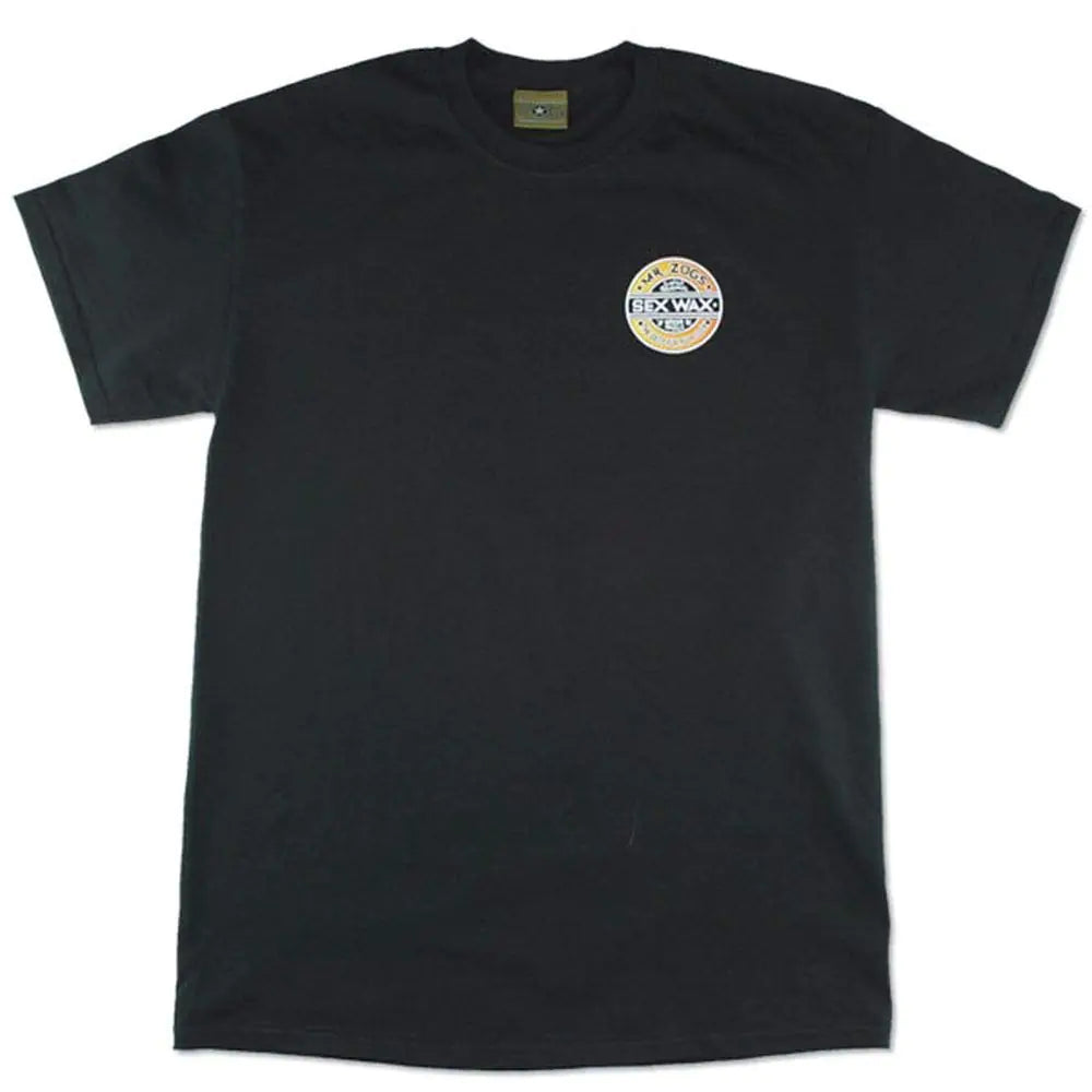 Sex Wax Mens Regular Short Sleeve The Fade Tee (Medium Black)