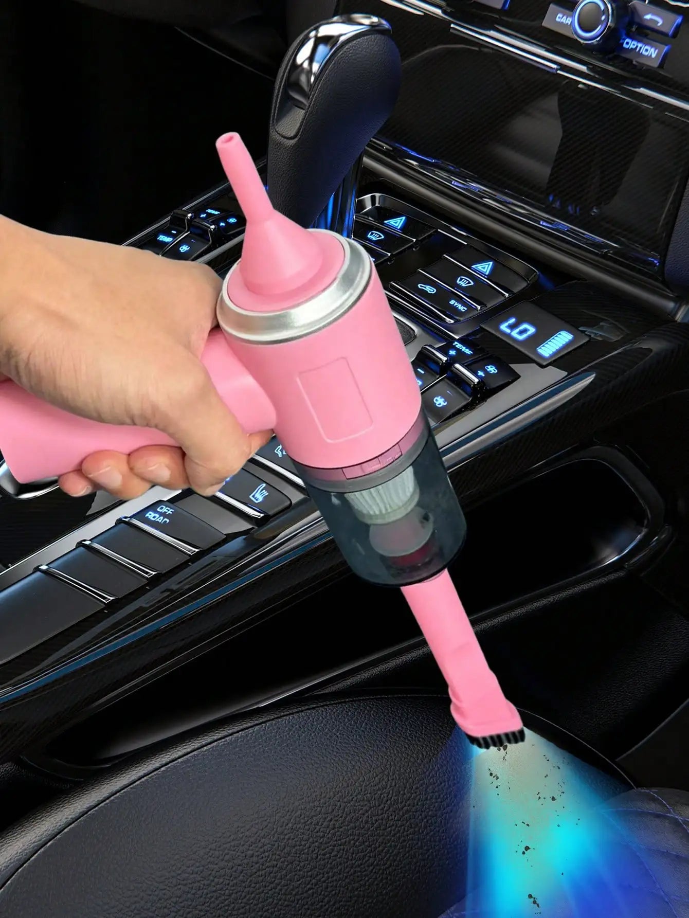 3 In 1 Integrated Suction And Blowing Vacuum Combination Vacuum Cleaner USB Charging Small Car Household Vacuum Cleaner