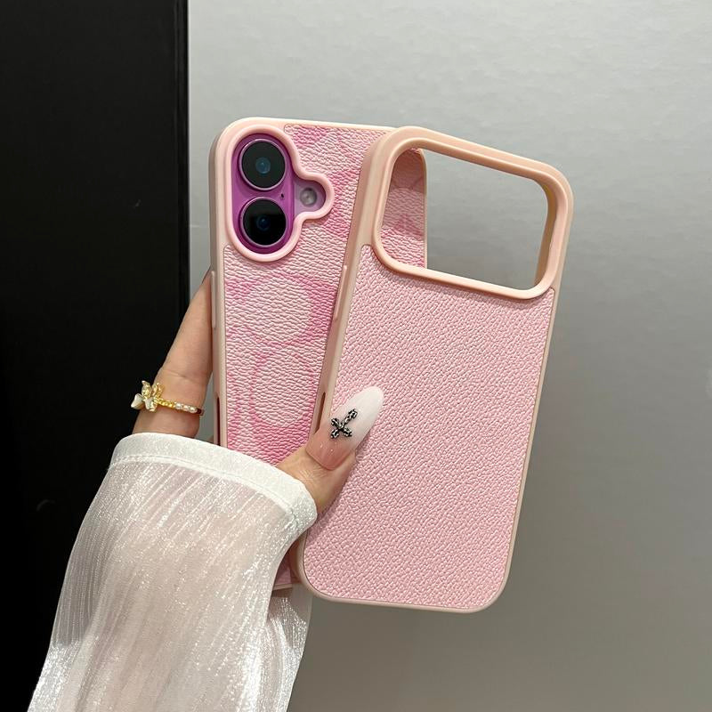 Suitable for Iphone 17，16, 15, 14, 13, 12, 11 Pro Max, High-End Leather Pattern Phone Case, Iphone 16 Plus, 15 plus Leather Phone Case for Both Boys and Girls, Shockproof Phone Case