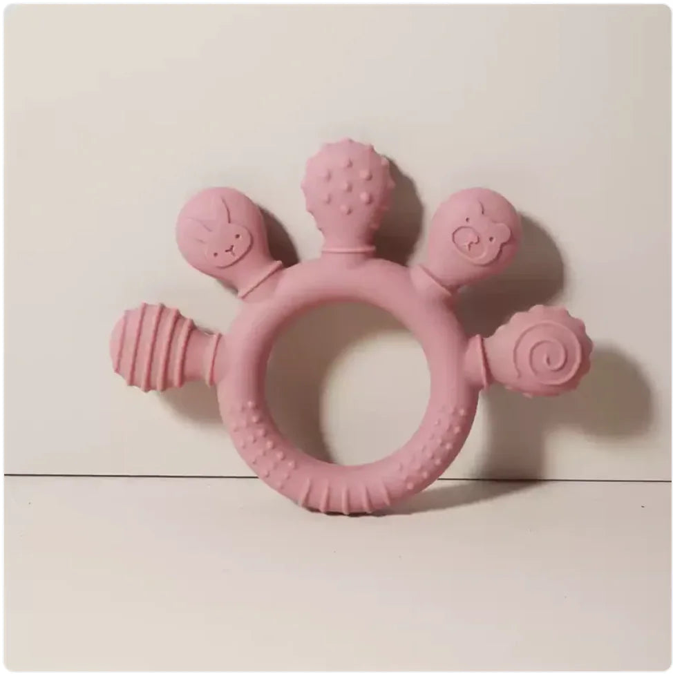 Silicone Baby Hand Teether